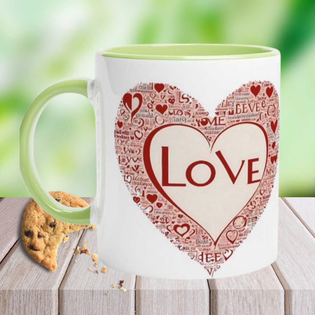 Paar Geschenk Romantische Tasse mit Spruch LOVE - Partner Geschenk  Geschenkidee für Sie/Ihn