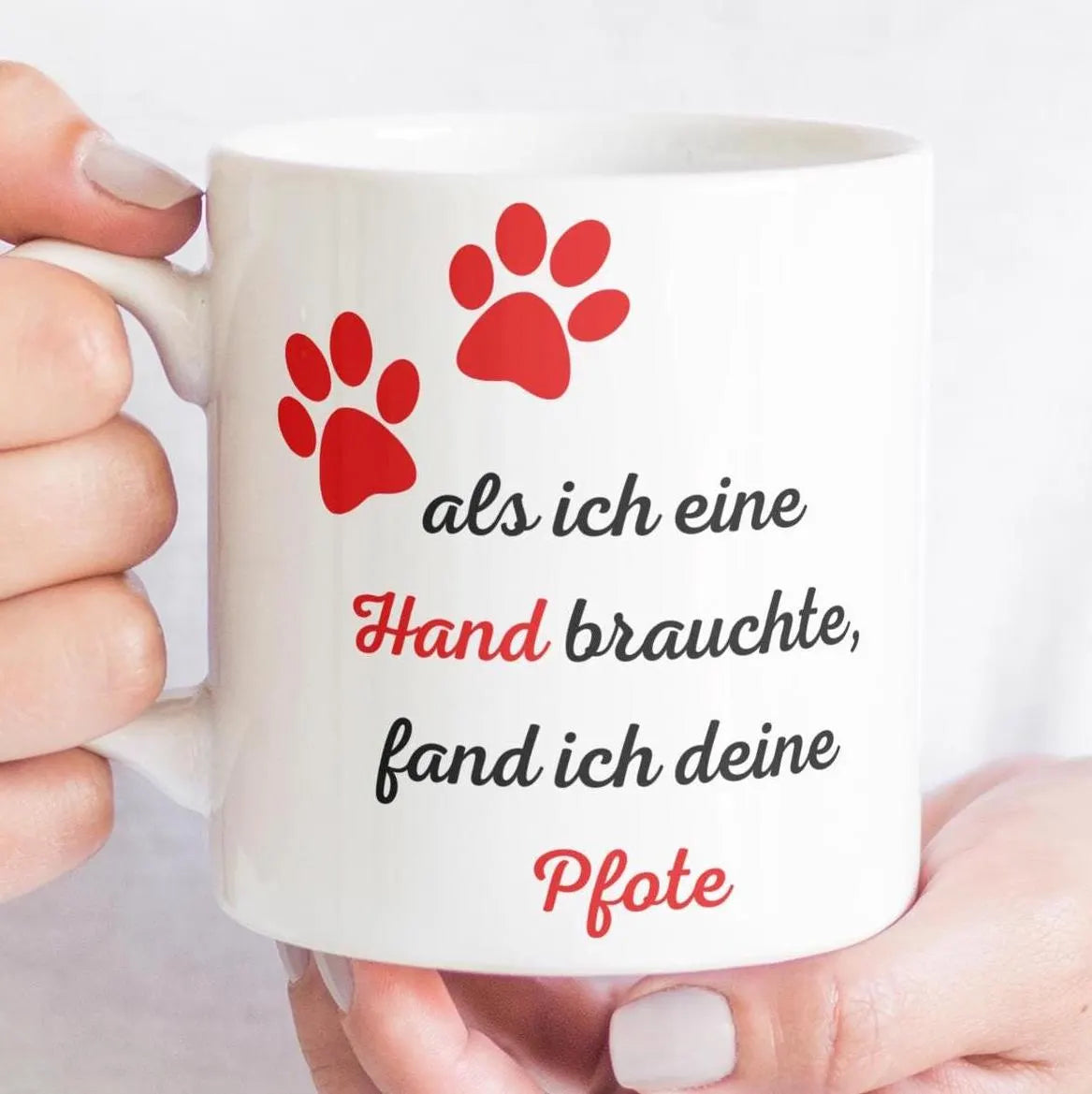 Tasse mit Motivierendem Spruch  Perfekte Geschenkidee für Tierfreunde