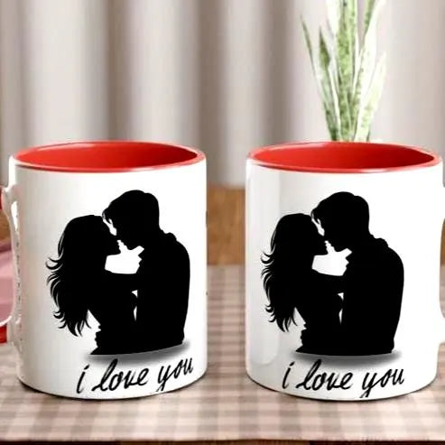 Paar Geschenk Romantische Tasse zum Hochzeitstag oder Jahrestag, Geschenkidee für Freundin oder Freund