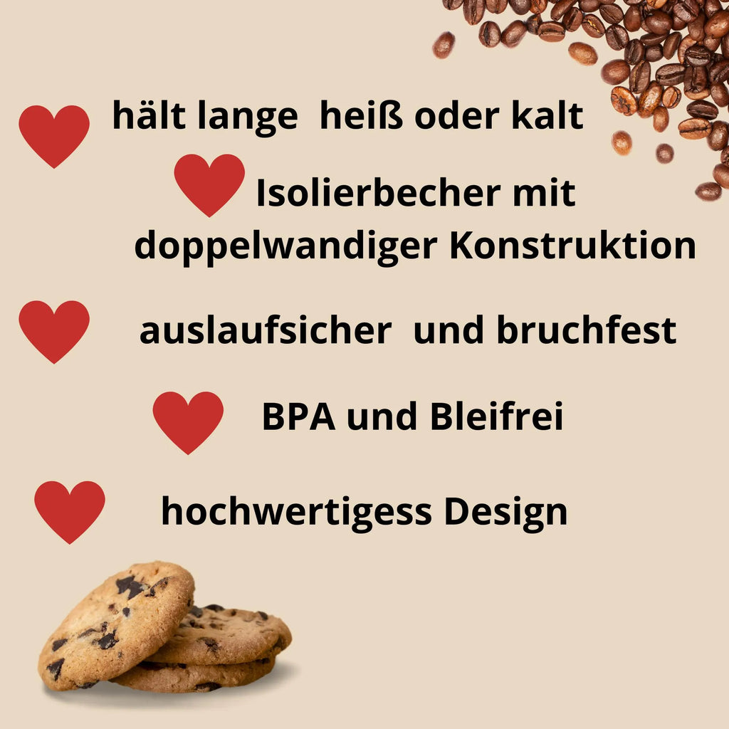 Lustiger Thermobecher mit sarkastischem Spruch - Ist mir doch egal