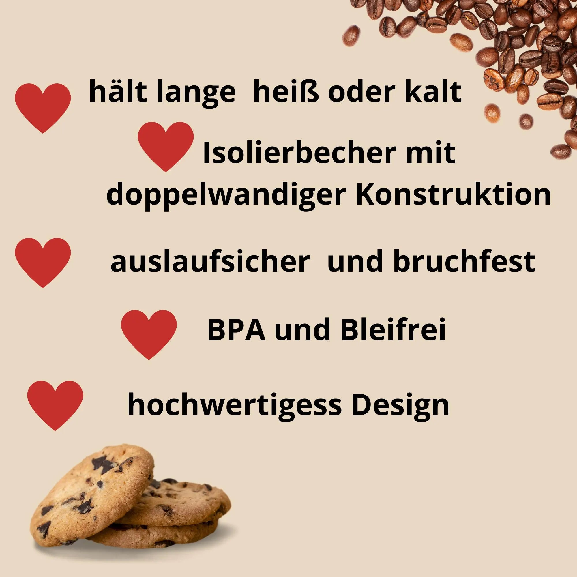 Lustiger Thermobecher mit sarkastischem Spruch - Ist mir doch egal