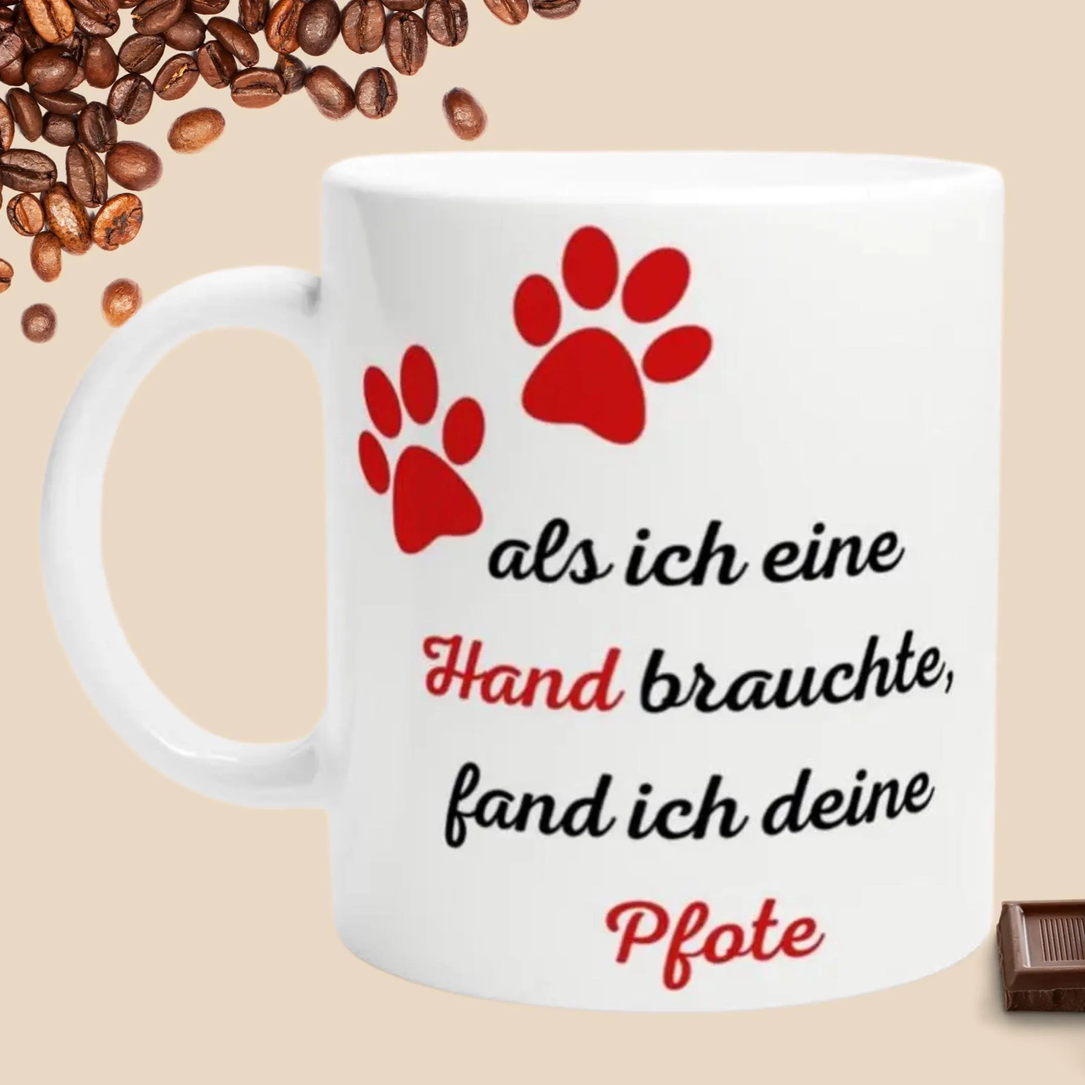 Tasse mit Motivierendem Spruch  Perfekte Geschenkidee für Tierfreunde