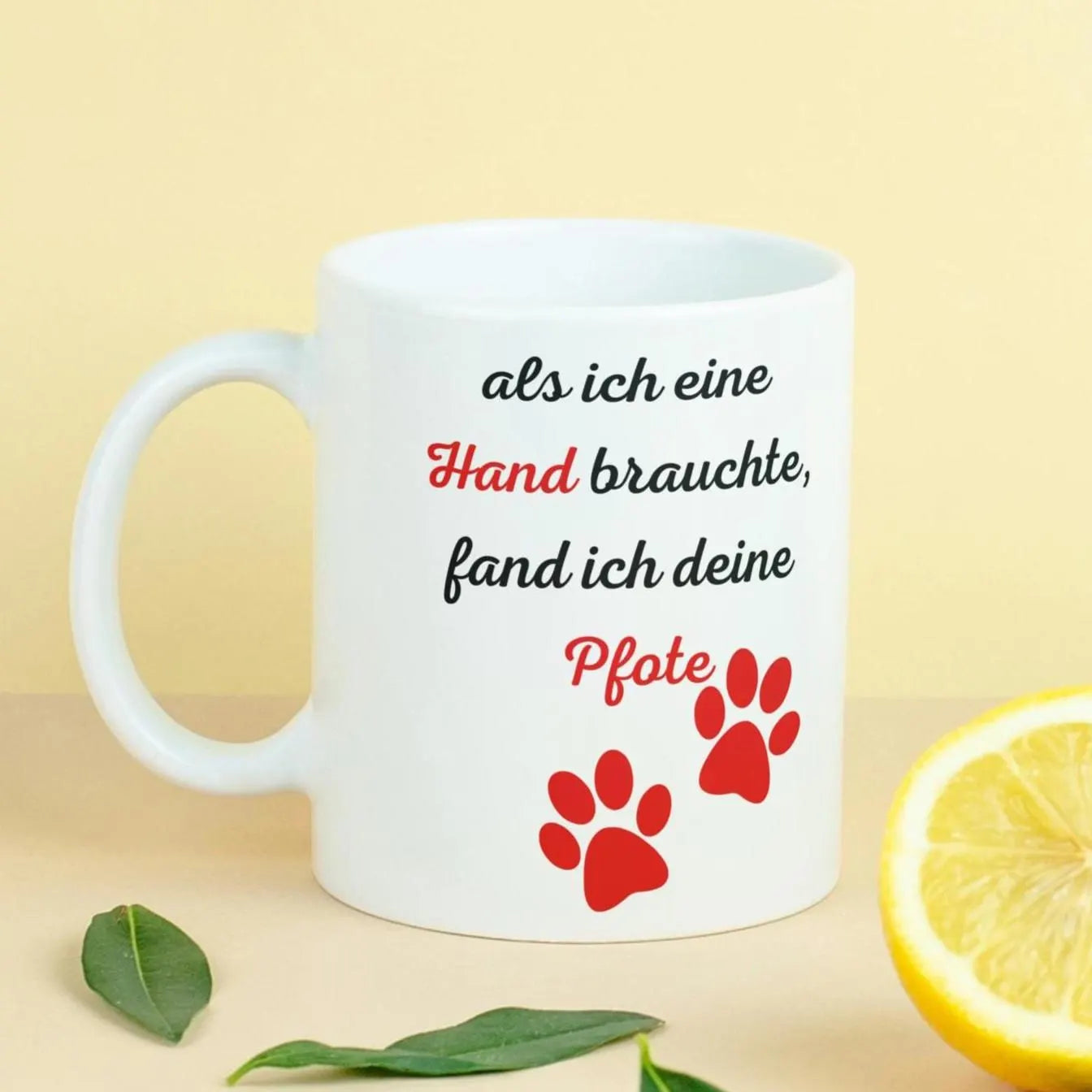 Tasse mit Motivierendem Spruch  Perfekte Geschenkidee für Tierfreunde