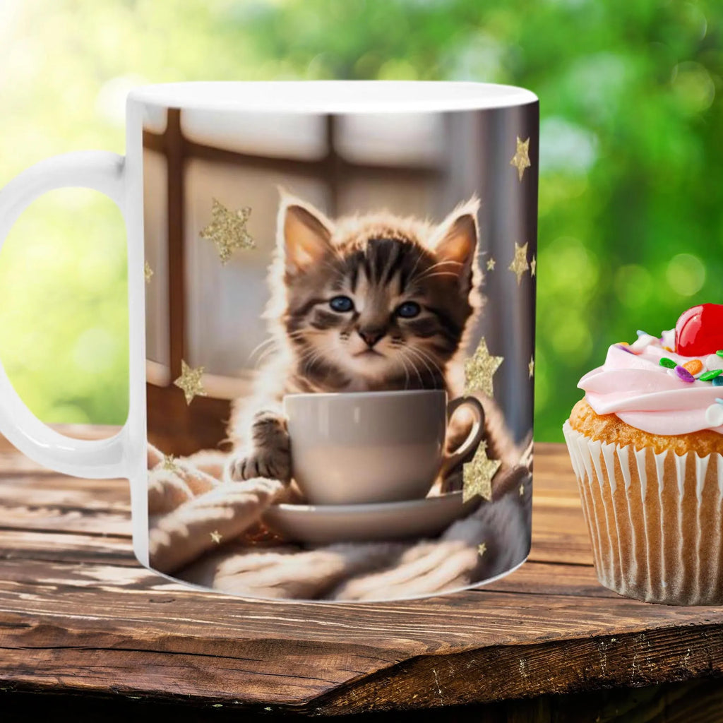 Tasse für Katzenfreunde, Kaffeetasse für Tierfeunde, Geschenk  für Frau und Mann, Perfekte Geschenkidee zum Geburtstag oder Jahrestag,
