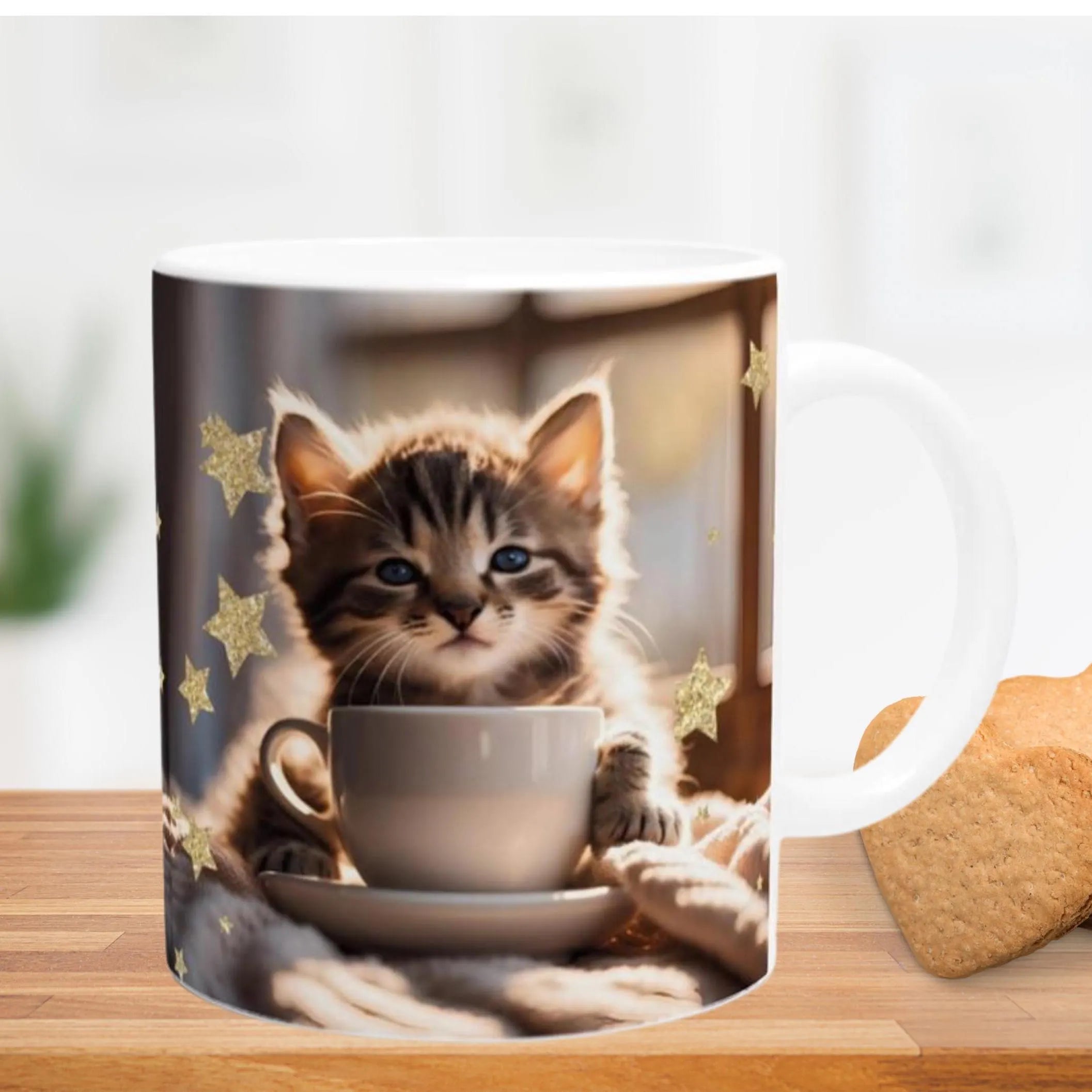 Tasse für Katzenfreunde, Kaffeetasse für Tierfeunde, Geschenk  für Frau und Mann, Perfekte Geschenkidee zum Geburtstag oder Jahrestag,