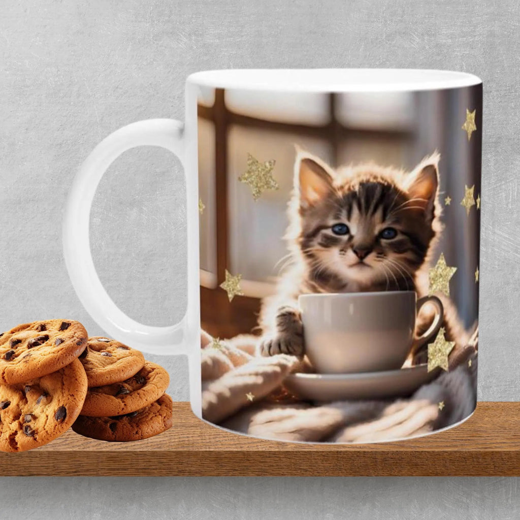 Tasse für Katzenfreunde, Kaffeetasse für Tierfeunde, Geschenk  für Frau und Mann, Perfekte Geschenkidee zum Geburtstag oder Jahrestag,