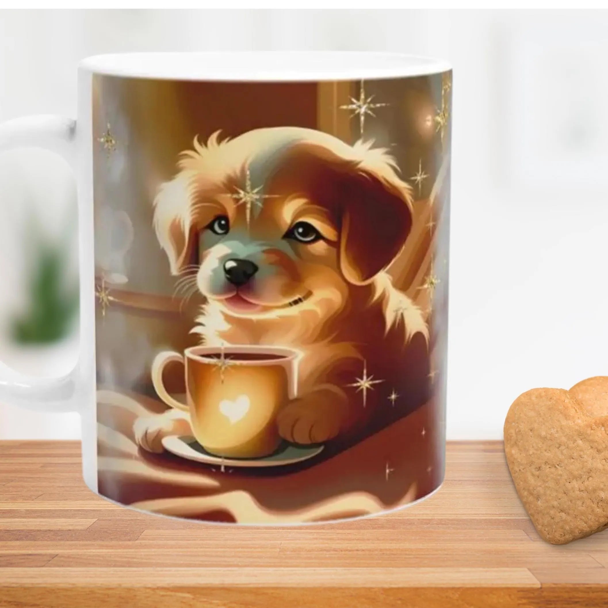 Tasse mit Hundebaby, Geschenk zum Geburtstag Ostern für Mädchen und Jungen