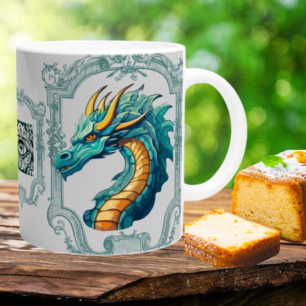 Tier Tasse Geschenke Drachen Geschenkidee für Sie & Ihn, Geschenk für Fantasiefreunde