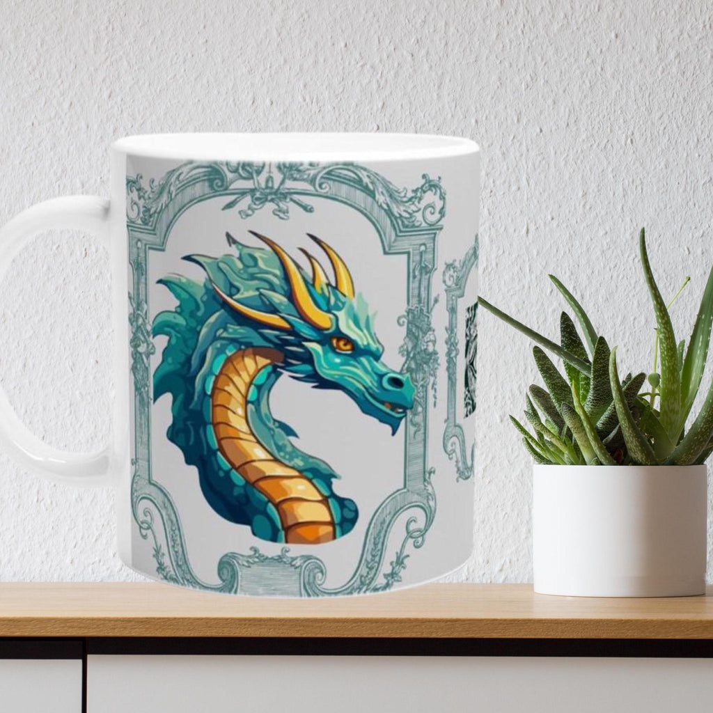 Tier Tasse Geschenke Drachen Geschenkidee für Sie & Ihn, Geschenk für Fantasiefreunde