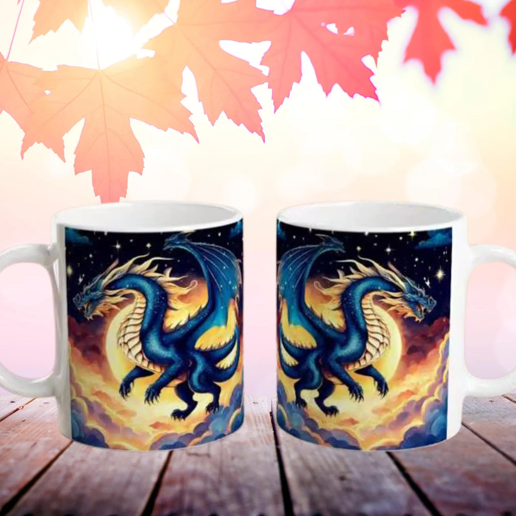 Tier Tasse Drachen Geschenk oder Mitbringsel für Fantasieliebhaber und Freunde Geschenkidee für Familie und Kollegen
