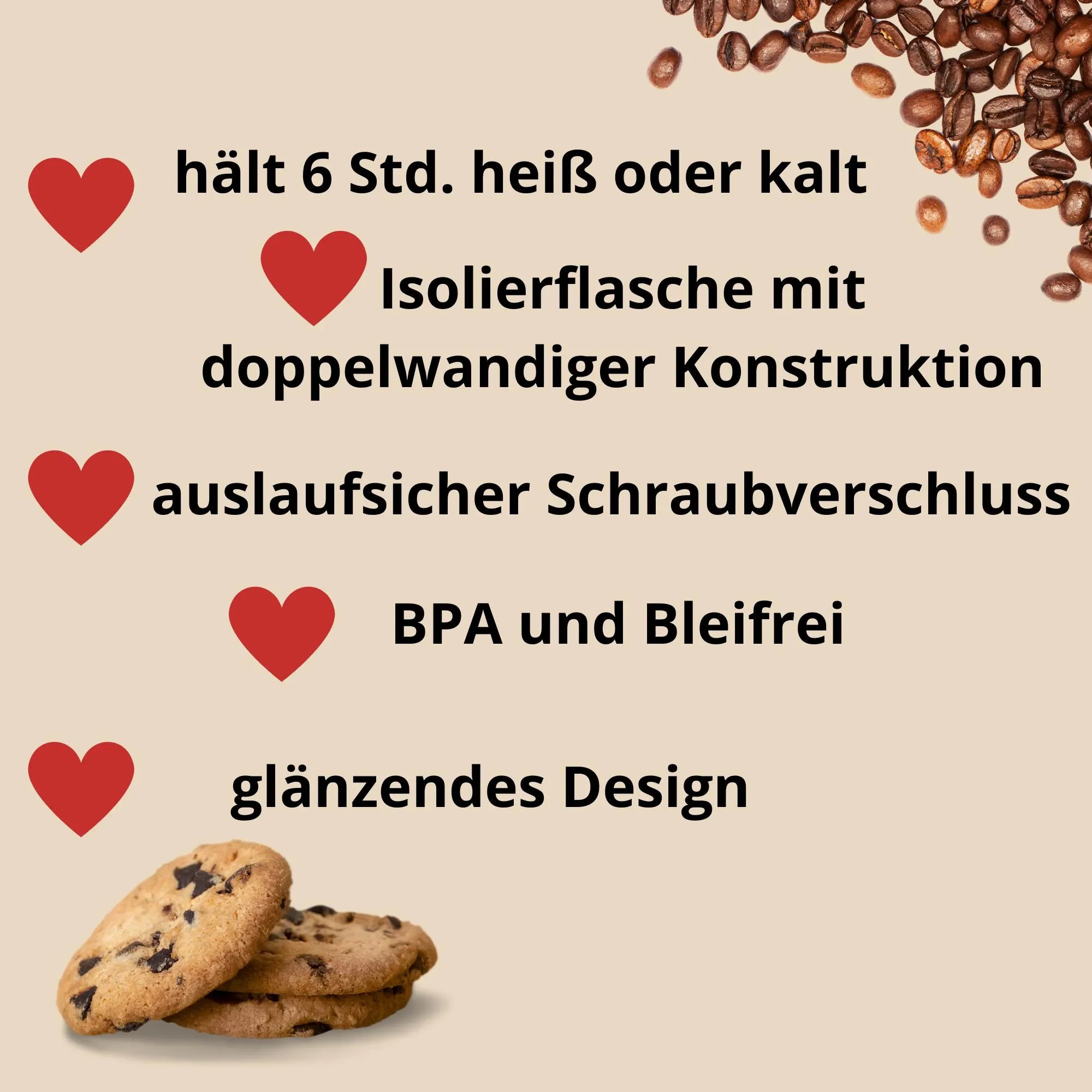 Lustige Thermo Trinkflasche mit sarkastischem Spruch - Ist mir doch egal -