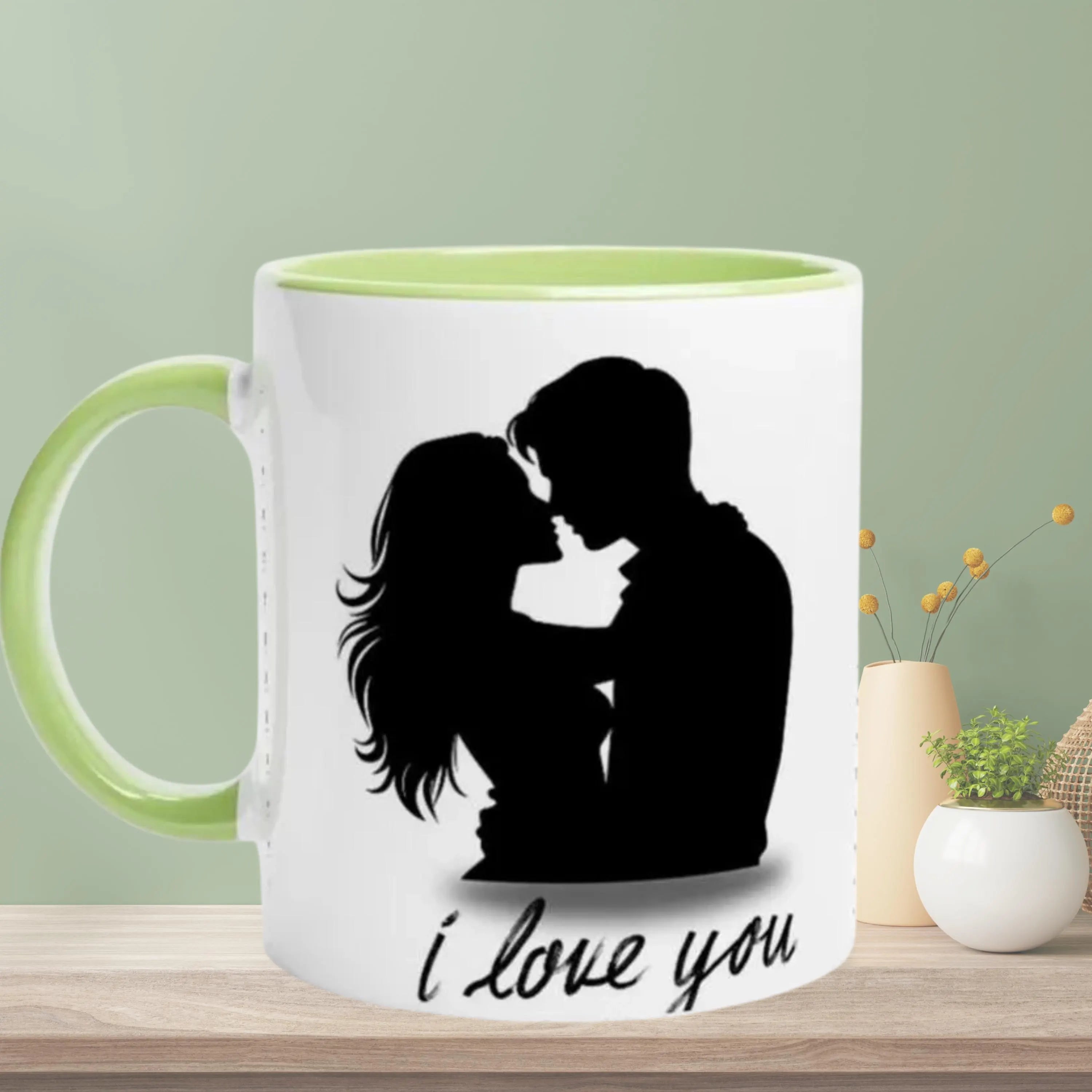 Paar Geschenk Romantische Tasse zum Hochzeitstag oder Jahrestag, Geschenkidee für Freundin oder Freund
