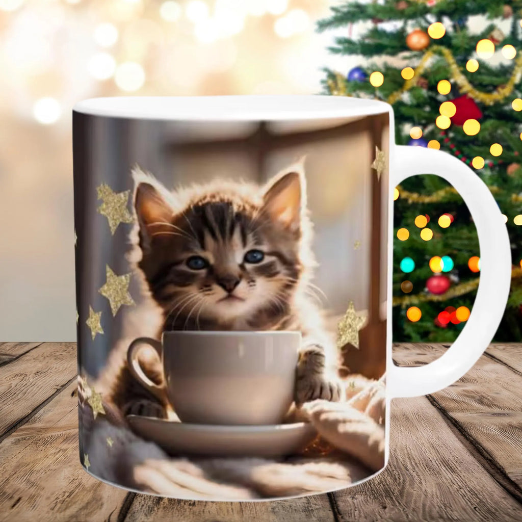 Tasse für Katzenfreunde, Kaffeetasse für Tierfeunde, Geschenk  für Frau und Mann, Perfekte Geschenkidee zum Geburtstag oder Jahrestag,