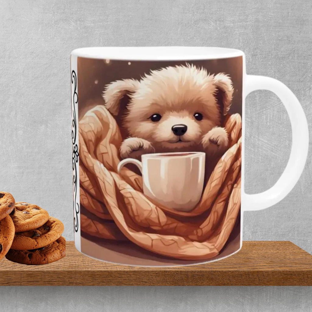 Süße Tasse mit Bärchen Motiv, Perfekte Geschenkidee zum Geburtstag oder Jahrestag, für Tierfreunde  Aufmerksamkeit für Freunde und Kollegen