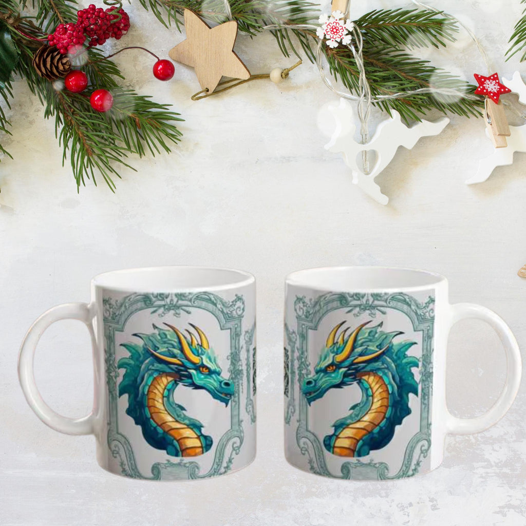 Tier Tasse Geschenke Drachen Geschenkidee für Sie & Ihn, Geschenk für Fantasiefreunde