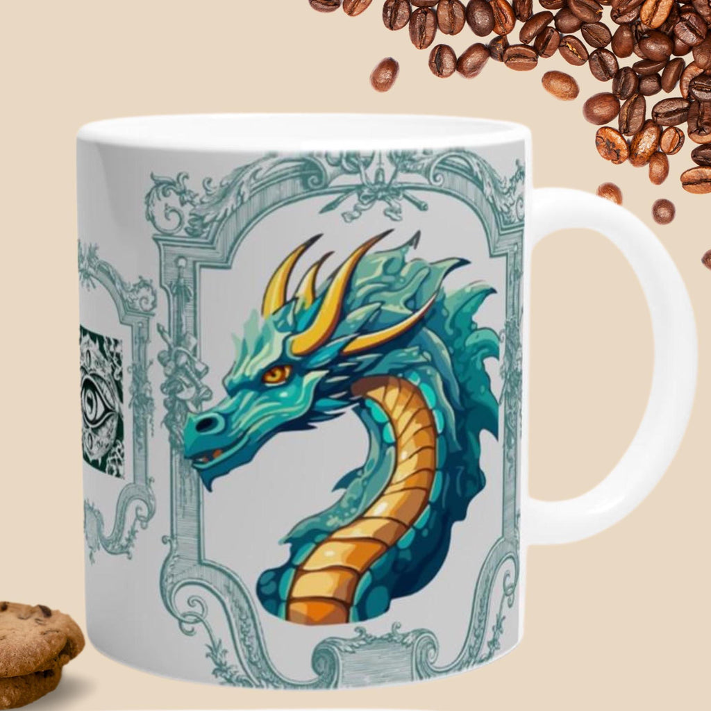 Tier Tasse Geschenke Drachen Geschenkidee für Sie & Ihn, Geschenk für Fantasiefreunde