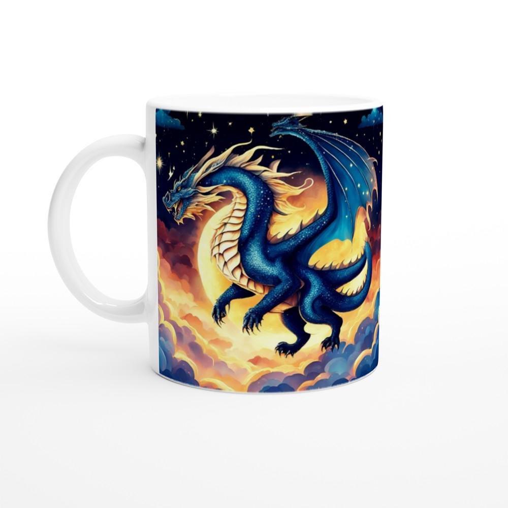 Tier Tasse Drachen Geschenk oder Mitbringsel für Fantasieliebhaber und Freunde Geschenkidee für Familie und Kollegen